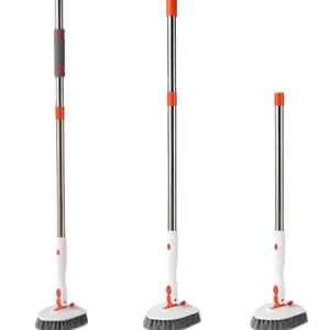 Multifunctional Bathroom Cleaning Brush Set, Floor Scrubber & Tub Cleaner, Shower Tile Sponge Mop, Ideal for Home Maintenance