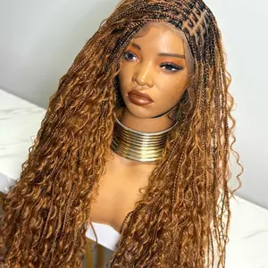 Boho braided wig