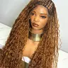 Boho braided wig