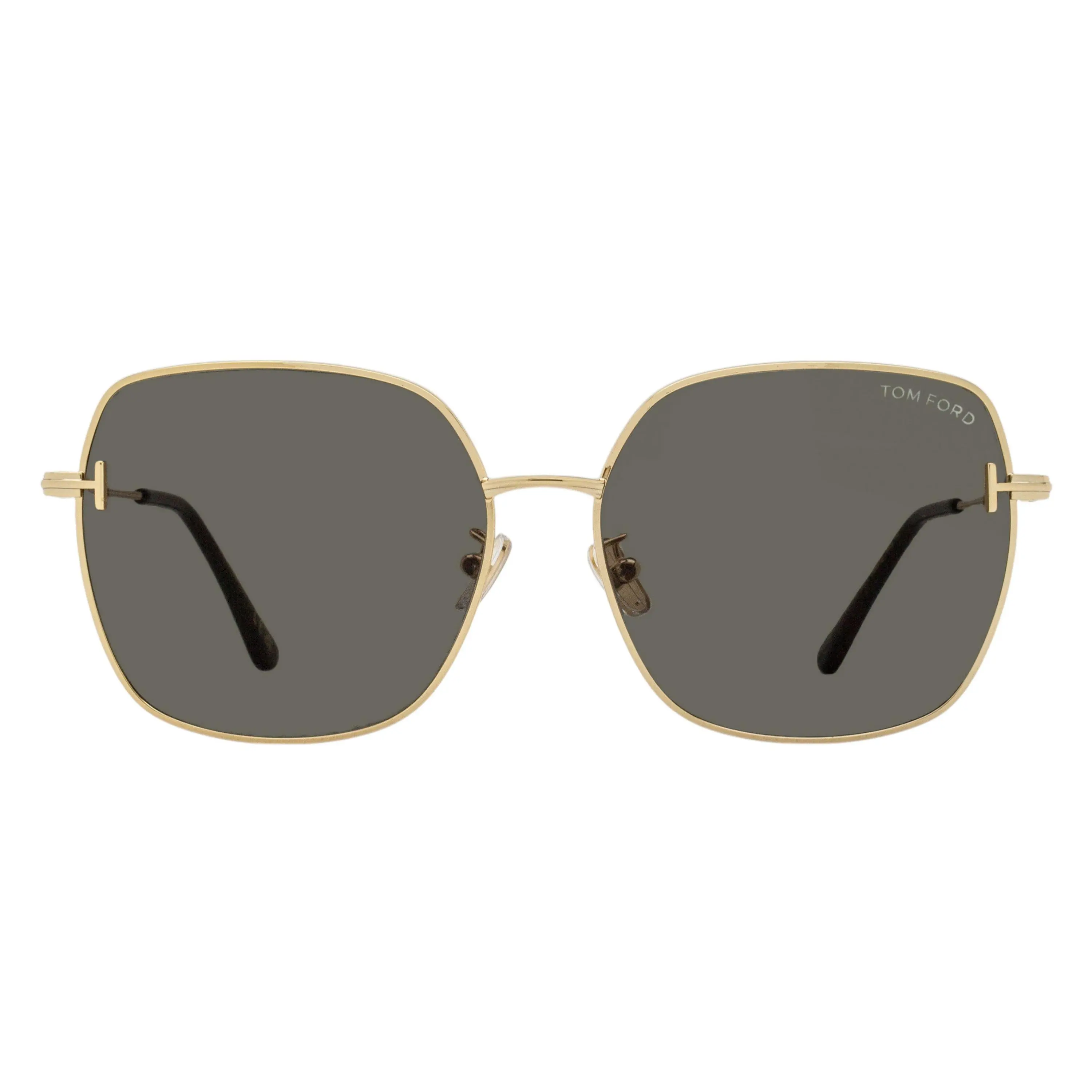 Tom Ford Square Alt Fit Sunglasses TF1250-K 28A Gold 59mm  display picture 1
