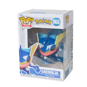 Funko Pop! Games: Pokemon - Greninja #968，Vinyl Figure, with Clear Pop Protector