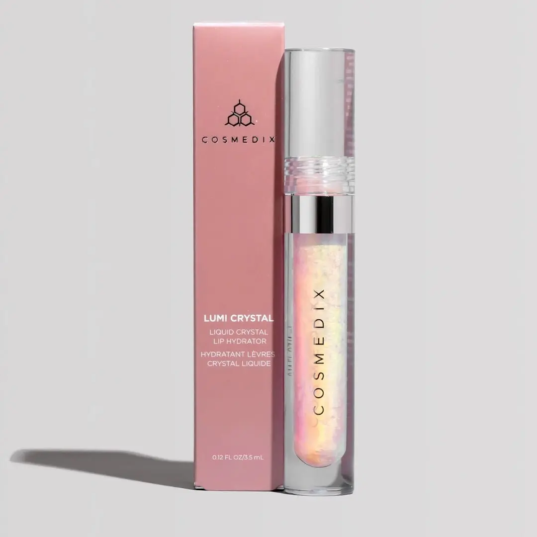 Cosmedix Lumi Crystal Liquid Crystal Hydrating Lip Treatment, Moisturizer for Radiant Lips