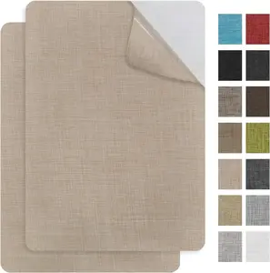 2 count 8 * 11Inch Couch Patches Repair Fabric, Self-Adhesive Couch Repair Patch with  Glue, Repair Patch for Sofa, Tote Bags,  Seats, Furniture,EtcBeige