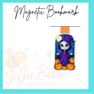 Magnetic Bookmarks Handmade with High-Quality Photo Paper 2.5-3" Tall