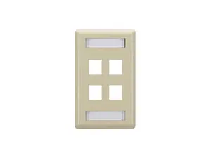 Black Box GigaStation2 4 Socket Network Faceplate