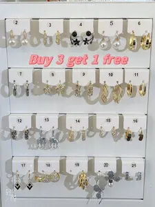 Buy 3 get 1 Free & Fashion Earrings For Women Gift
