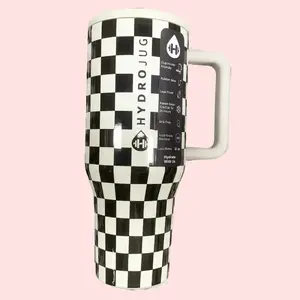 HydroJug Traveler Stainless Steel Tumbler - Leak-Proof Ice-Cold Cup-Holder Fit