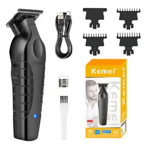 Kemei Wireless Hair Clipper Kit, Cordless Clippers, 1 Set Rechargeable Hair Trimmer & Accessories, Professional Hair Shaver for Men, Barber, Stylist, Barbershop, Salon