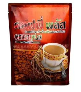20g X 40 Sachets Zhulian Instant Coffee Plus Ginseng Healthy Coffee Form Thailand Ginseng Coffee