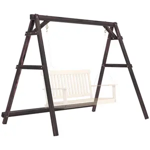Heavy Duty Porch Swing Frame – A-Frame Structure Prevents Slipping & Tipping. Supports Up to 770 lbs for Safe, Secure Use. Reinforced Bars for Maximum Stability