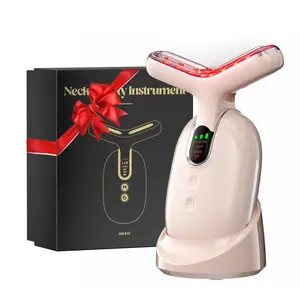 Multi-functional Facial Massager, 1 Set 3 Massage Modes Face & Neck Massager, Rechargeable Facial Massager, Facial Care Tool for Home & Travel, Girl Stocking Stuffers