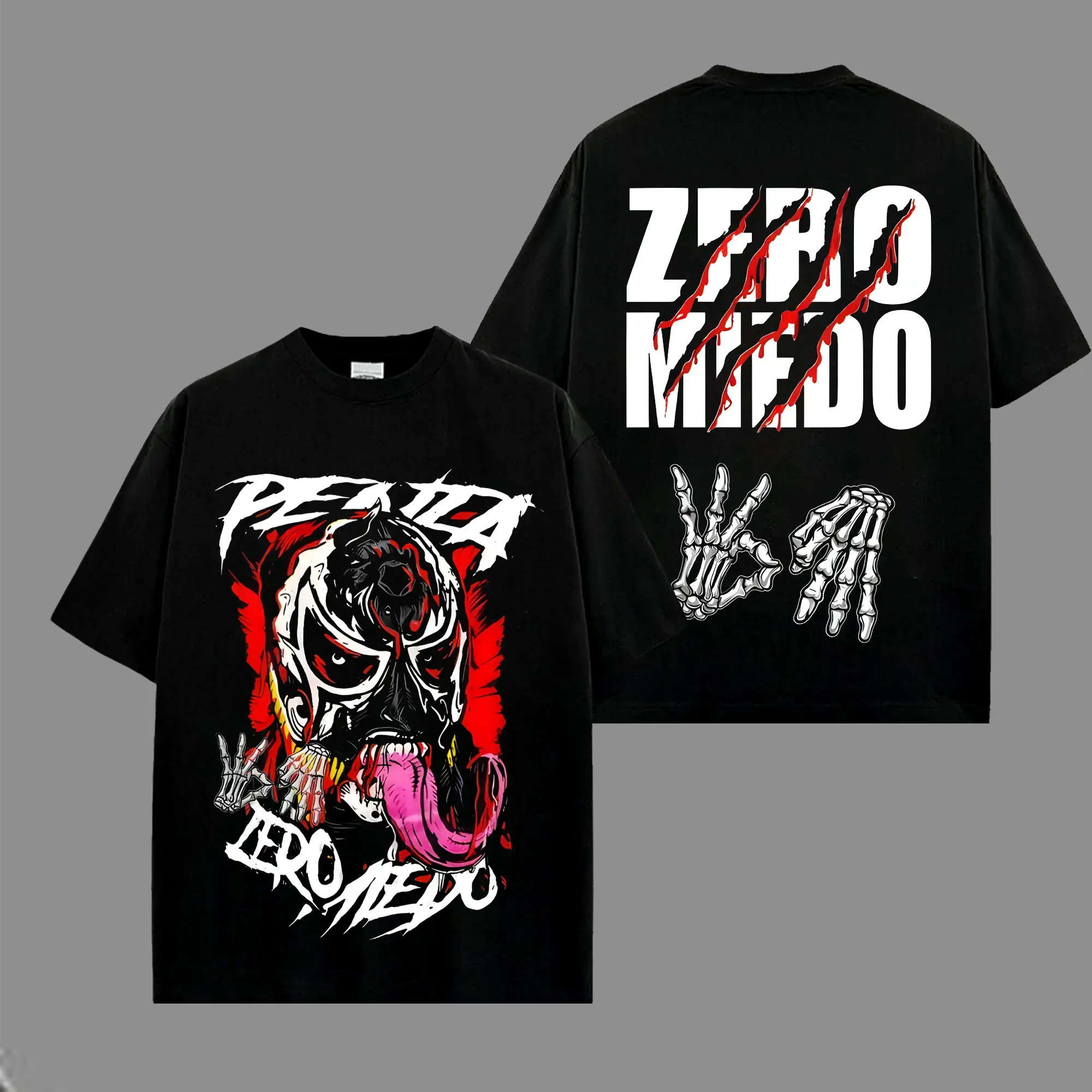 Penta El Zero Miedo v3 Legend Premium Wrestling T Shirt Cotton T-Shirt Lucha Libre, Team Xtreme Shirt,  Full Colors, Full Sizes, For Men, For Women
