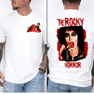 Rocky Horror 2025 Tour Sweatshirt, Frank-N-Furter Riff Raff Costume Midnight Screening Graphic Tee, Time Warp Movie Shirt, Fashion Cotton, Full Colors, Full Sizes, For Men, For Women Menswear Tops