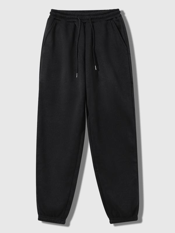 Women's Butterfly Print Drawstring Waist Sweatpants, Casual Pocket Jogger Pants For Spring & Fall, Women's Trousers For Daily Wear