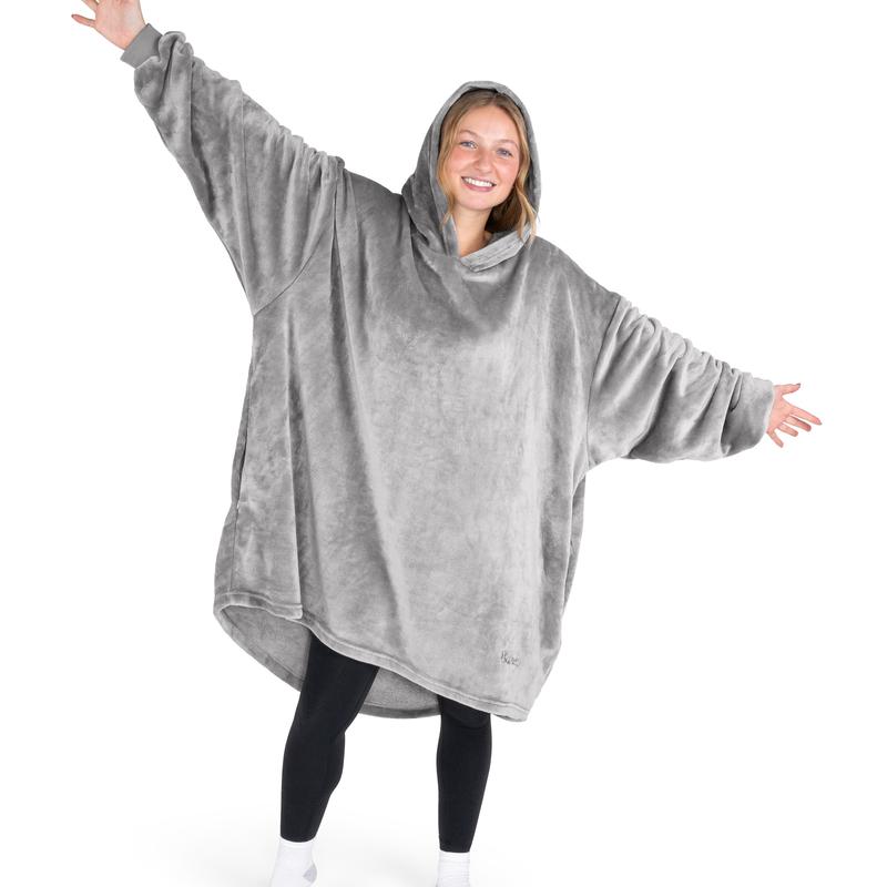 The Bare Homey - Adult Wearable Blanket - Microplush Side Pockets