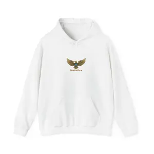 EmpireCore Golden Eagle Hoodie | Tech Circuit Feather Design