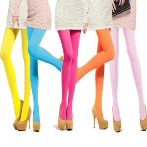 Opaque Solid Color Leggings for Women High Waist Leggings Womenswear Bottom