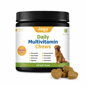 Jagy Daily Health Chews for Dogs - 120 Count All-RoundWellness Soft Treats with OptiMSM & Probiotics - Comprehensive Multivitamin Blend for Gut Health, Immune Support & Joint Health - #SummerVibes #petlovers tiktokshopspringglowup
