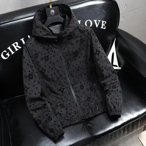 Men's Mini Casual Jacket Youth Thin Jacket Spring Summer Hooded 2025 Spring Clothing New Popular Clothes