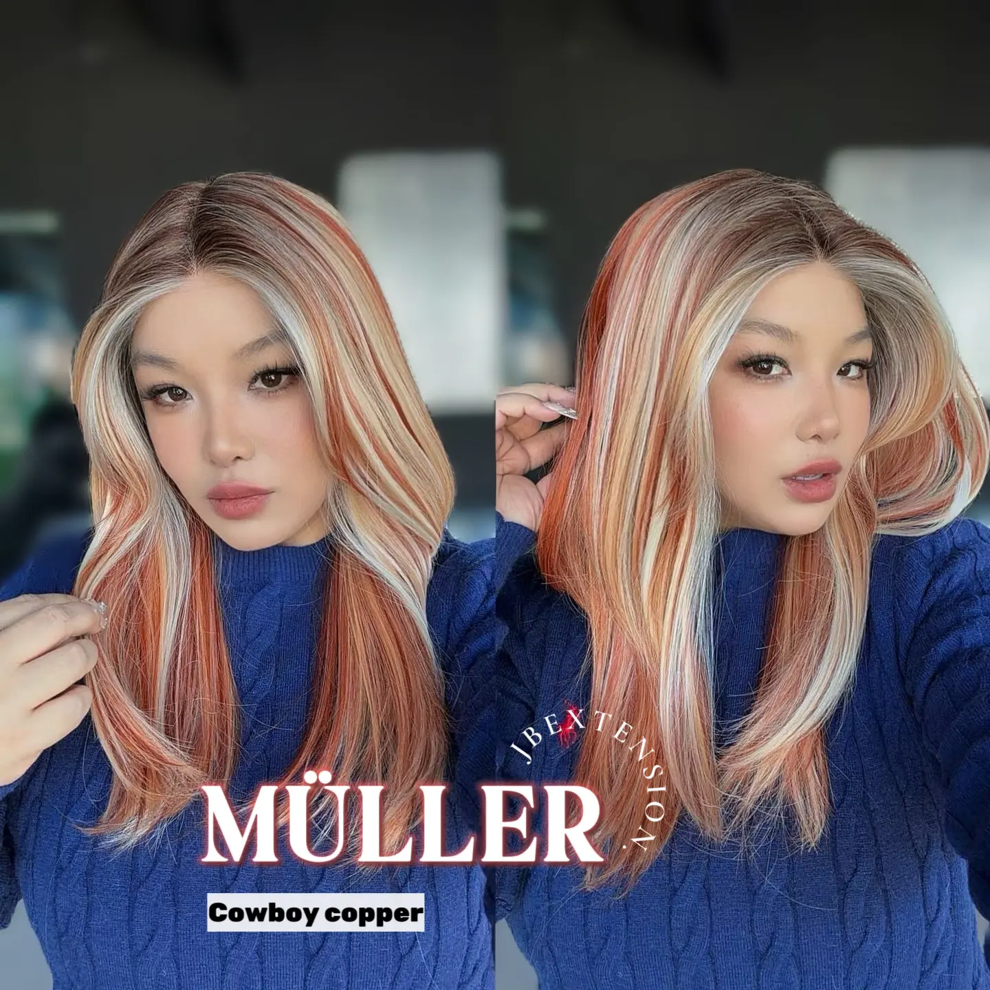 JBEXTENSION MULLER 22 Inches Women Pre-Cut Frontlace Glueless Wig MüLLER JBEXTENSION MULLER 22 Inches Women Pre-Cut Frontlace Glueless Wig MüLLER