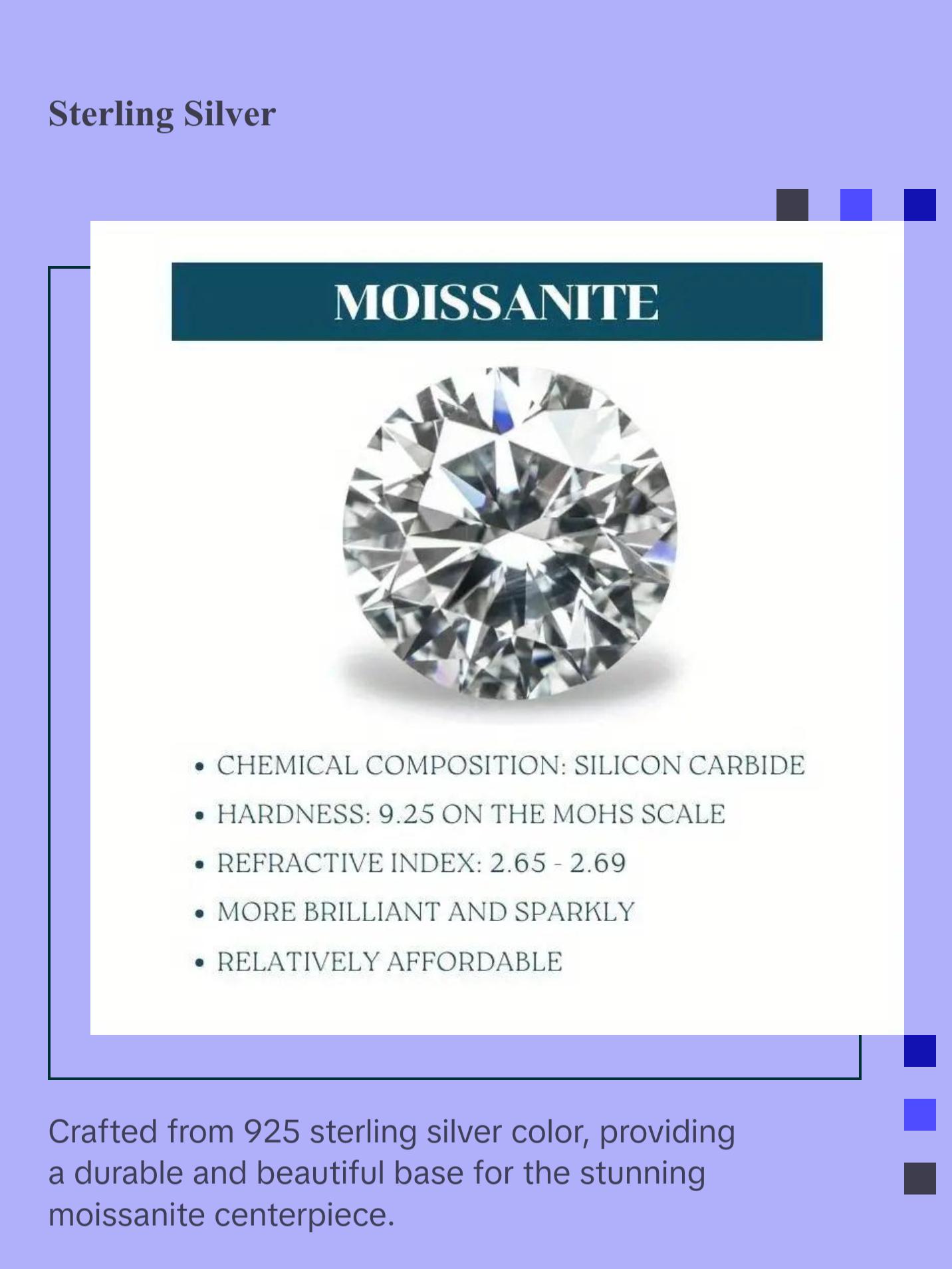 Radiant Cut Moissanite Engagement Ring