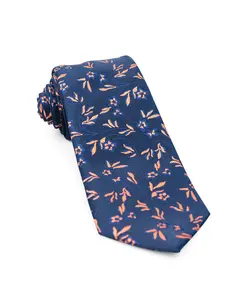 Navy Floral Tie