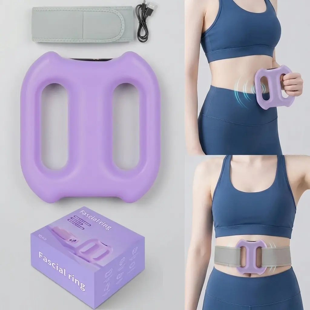 Rechargeable Wearable Vibration Device, Double-Loop Design with 2 Modes and 5 Intensity Settings