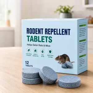 Rat & Mouse Repellent Tablets, Powerful Rodent Deterrent for Home Protection, Long Lasting Indoor Outdoor Pest Control for Kitchen Garage Basement