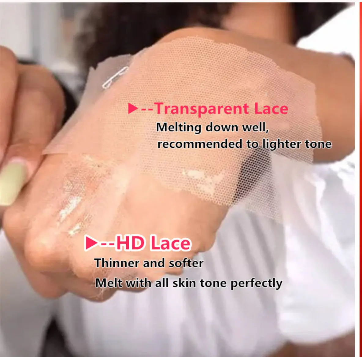 Transparent Lace Frontal/Closure