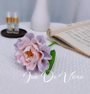 Peony ceramic flower handmade  aroma diffuser| birthday | wedding | bestfriend  | New home gift | Halloween gift