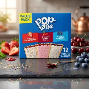 Pop-Tarts Toaster Pastries, Breakfast Foods, Kids Snacks, Variety Pack (12 Pop-Tarts)