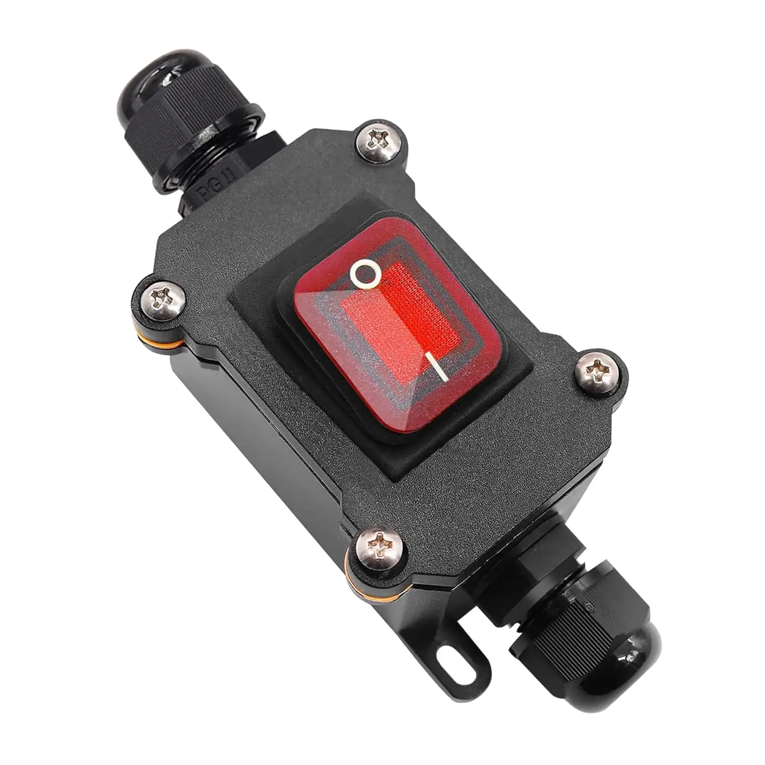 Direct Plug-in Power Cord   Connector switches IP65, on/Off Toggle switchs with Cocker Button  for RVs,  appliances and More.AC HS