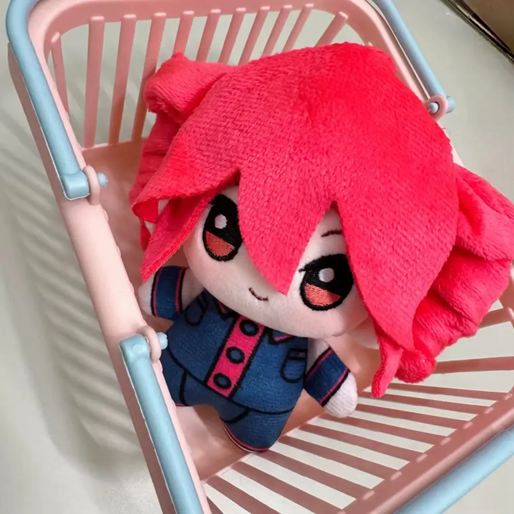 12cm/4.72in Q-version cotton stuffed doll, Cute Stuffies, Soft Stuffed, Backpack keychain, virtual singer merchandise, adorable girl star doll, anime merchandise, home decor, Soft Cuddly Gift, The perfect gift for your best friend or girlfriend