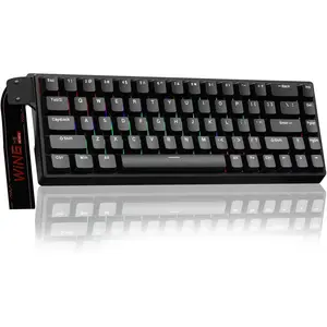 WIN68 HE Mechanical Gaming Keyboard 60%, Hall Effect  , Fast Trigger Mode Adjustable Actuation, 8000Hz Polling Rate, RGB Backlit, Wired Black Keyboard for Laptop/PC Gamer