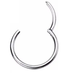 Septum Cartilage Lip Hinged Segment Ring - G23 Titanium
