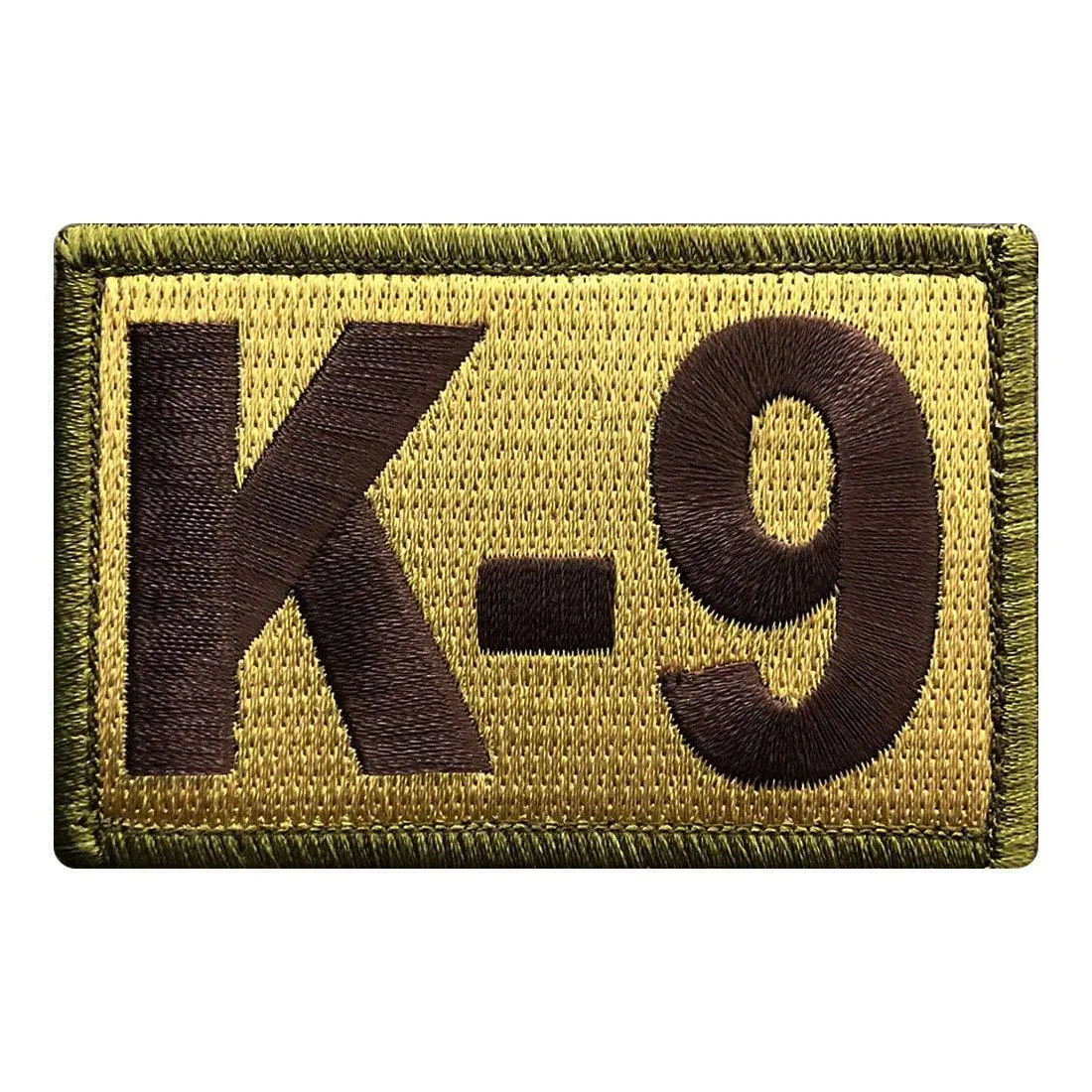 Miltacusa K-9 Embroidered Tactical Hook Fastener Patch (3.0 X 2.0 -MK1)
