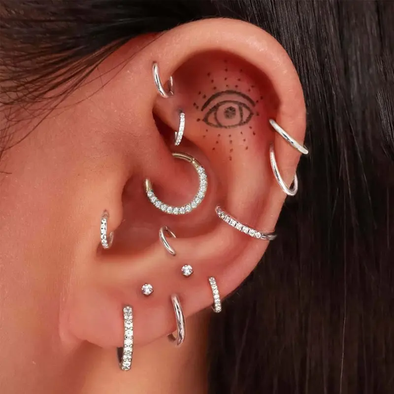 16G Skeleton Cartlage Earrng/septum Rng/helx Hoop/dath Rng/tragus 16G Skeleton Cartlage Earrng/septum Rng/helx Hoop/dath Rng/tragus