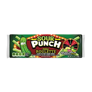 Sour Punch Pickle Roulette Straws, 4.5oz Tray Sour Punch Pickle Roulette Straws, 4.5oz Tray