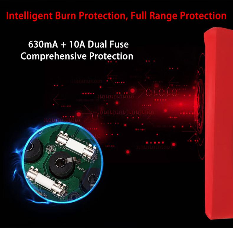 Digital Multimeter TRMS 6000 Counts with NCV Detection, Measures AC/DC Voltage Current Resistance Continuity Diode Transistor Frequency, Live Wire Tester with Sound and Light Alarm for Electrical Diagnostics