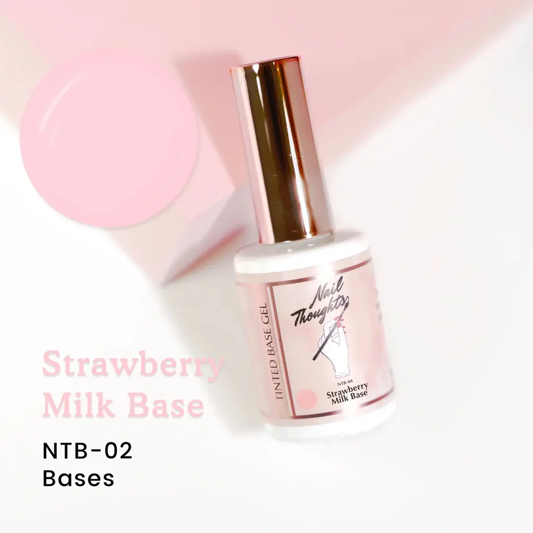 Kokoist X Nail Thoughts Tinted Base Gel - NTB-02 STRAWBERRY MILK BASE Builder Gel Base