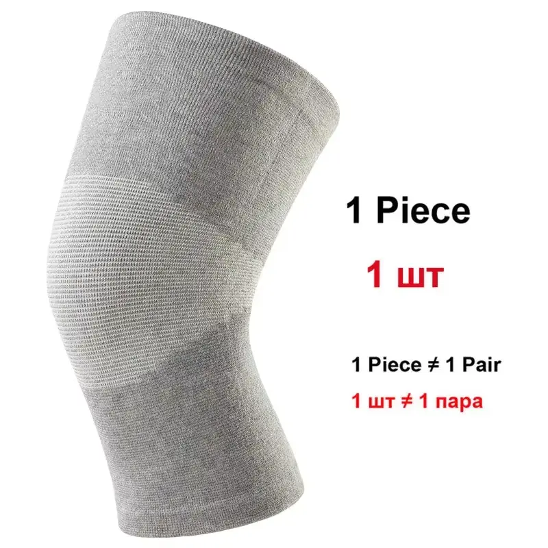 1 Pcs Knee Pads Support Protector COYOCO Leg Arthritis Injury Gym Knee Sleeve Elasticated Bandage Charcoal Knitted Warm Kneepads
