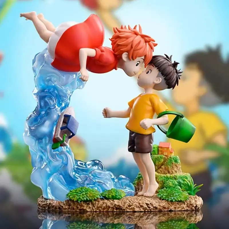 Ponyo on The Cliff Figure Ponyo Sou Sky Seagal Figure Pvc Statue Anime Action Figurine Model Doll Collection Toy Birthday Gift