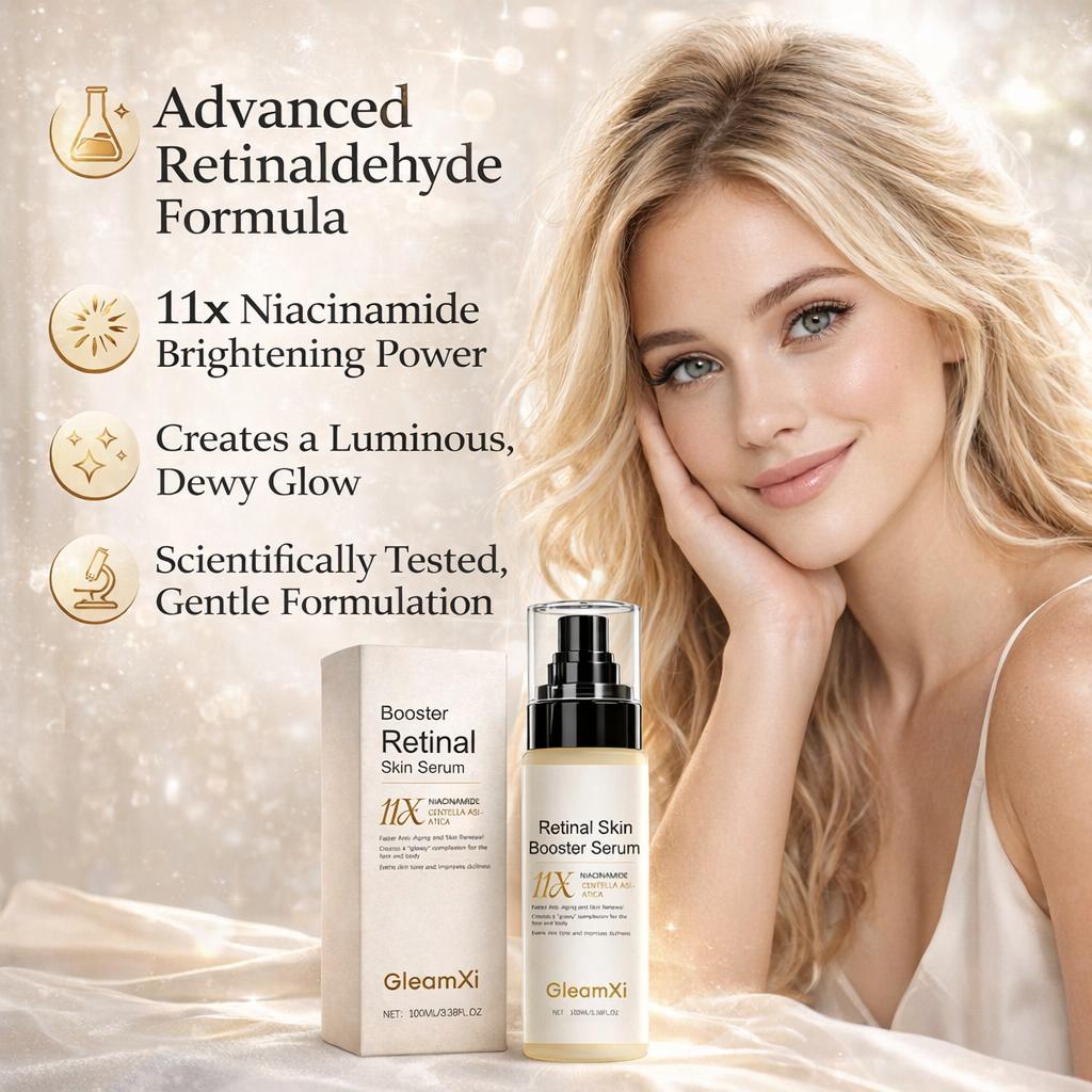 11X Niacinamide Retinal Skincare Serum Brightening Dark Spots and Fine Lines Skincare Anti-Aging & Glass Skin Renewal for Face