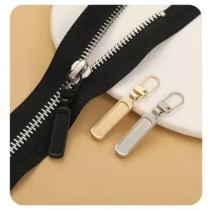 4pcs/5pcs Metal detachable pull TAB accessories, clothing zipper pull TAB, luggage and bag zipper replacement universal pull TAB