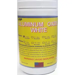 5 LB ALUMINUM OXIDE 50 micron WHITE Polishing Blasting Media Abrasive Tumbling