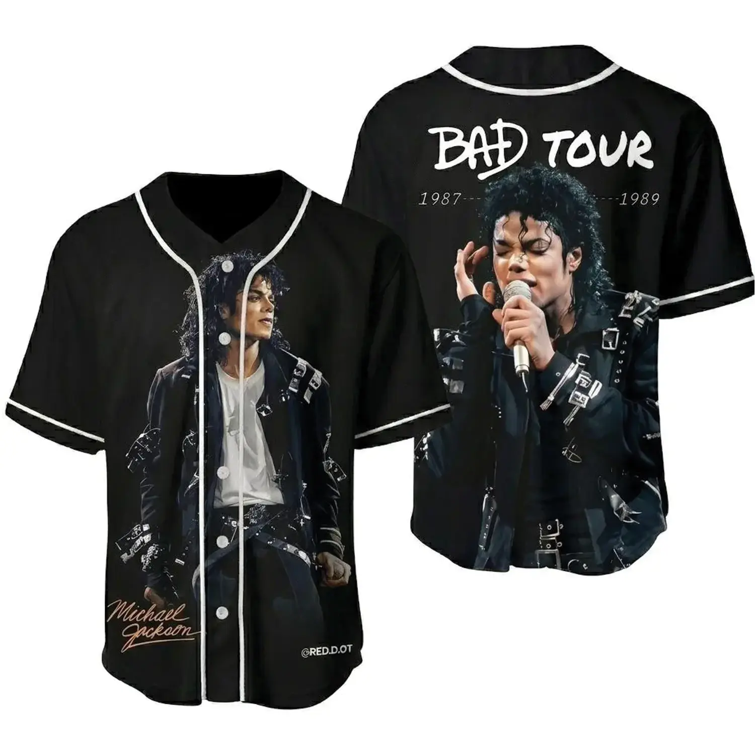 Michael Jackson Baseball Jersey King of Pop MJ Fan Shirt, Gift for Fans