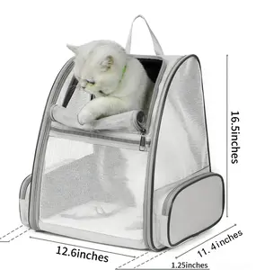 360° Breathable Mesh Pet Carrier Backpack | Ventilated Escape-Proof Bag for Small Dogs Cats Hiking Travel