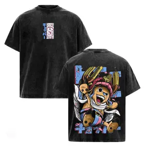 Tony Tony Chopper Tee OP Hyper Anime Shirt, Doctor Chopper Graphic T-Shirt, Straw Hat Crew Manga Artwork, Vintage Washed Oversized Streetwear Shirt, Double Print Y2K Aesthetic, Heavy Cotton Unisex Fan Gift Merch Apparel