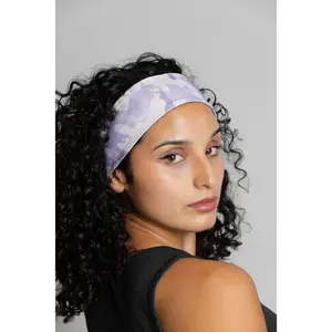 Satin Lined Headband- LILA