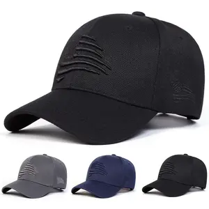 Unisex Abstract US Flag Embroidered Baseball Cap Outdoor Sport Adjustable Sunscreen Leisure Hat Spring Autumn Travel Tourism Beach Vacation